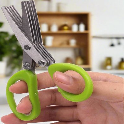Ciseaux de Cuisine - MultiLayersScissor™ - Vert - Accessoire de Cuisine