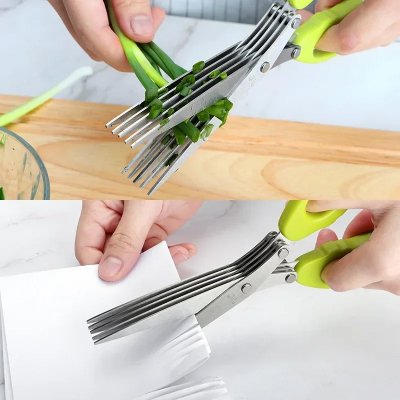Ciseaux de Cuisine - MultiLayersScissor™ - Vert Clair - Accessoire de Cuisine